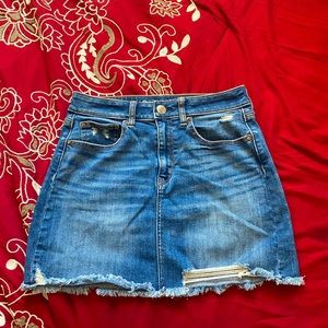 American Eagle Super Stretch X Denim Skirt